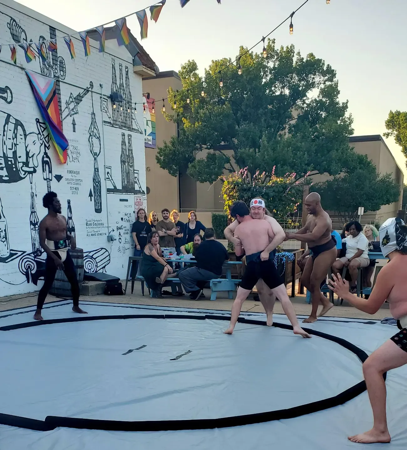We Tried Sumo Wrestling in the Bearded Monk Parking Lot — and You Should Too